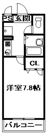 メゾンサステックの物件間取画像